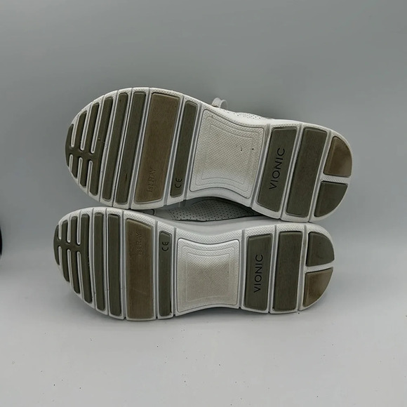 like new white Vionic Thrills tennis shoes size 5 - Picture 6 of 6